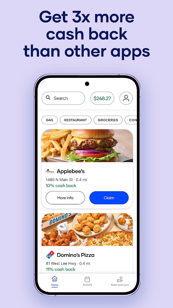 Upside: Gas & Food Cash Back Screenshots 6