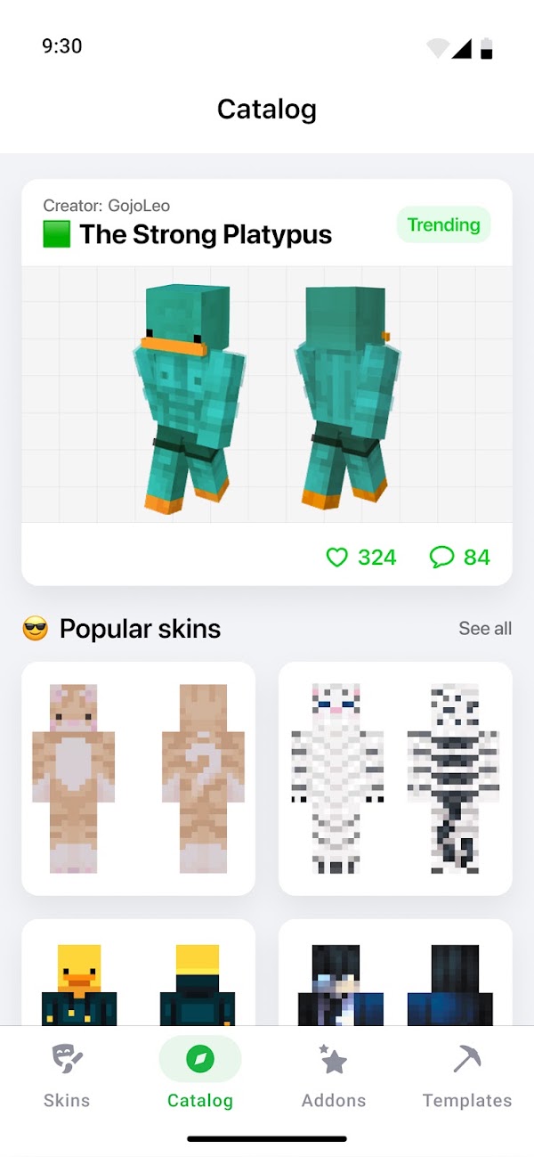 Skins Criador e 3D Editor Capturas de tela 1