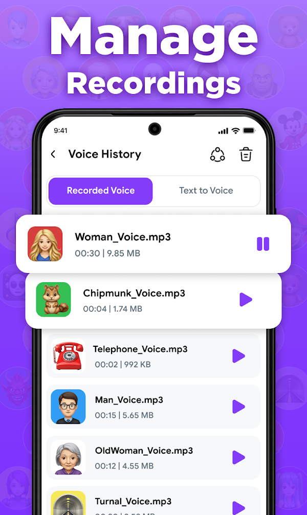 Voice Changer – Voice Effects スクリーンショット 5