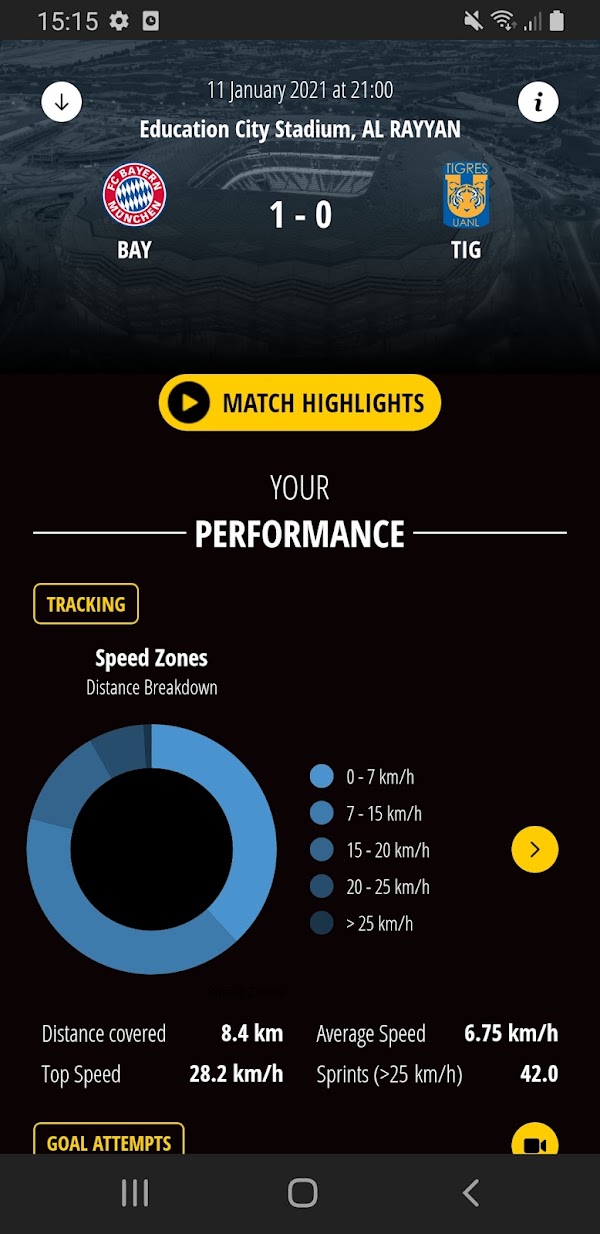 FIFA Player App Screenshots 1