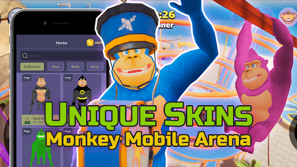 Gorilla Skins for Monkey Arena Capturas de tela 1