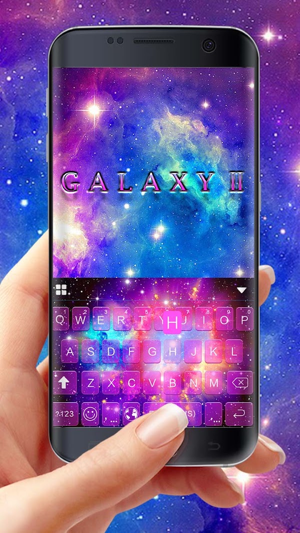 Galaxy Starry Keyboard Backgro Screenshots 1