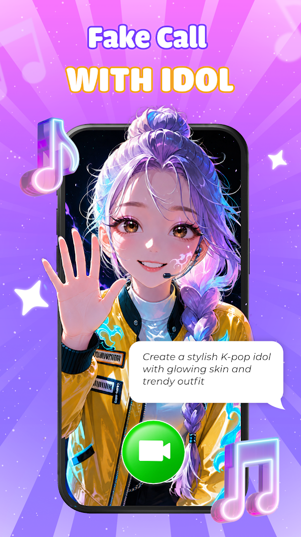 Idol Prank Call - Video & Chat لقطات الشاشة 5
