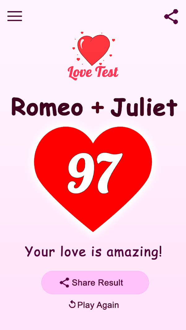 Love Test - Compatibility Test スクリーンショット 2