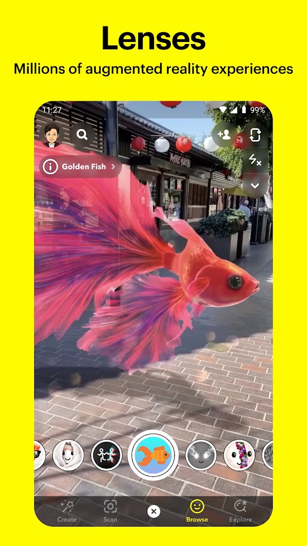 Snapchat スクリーンショット 3