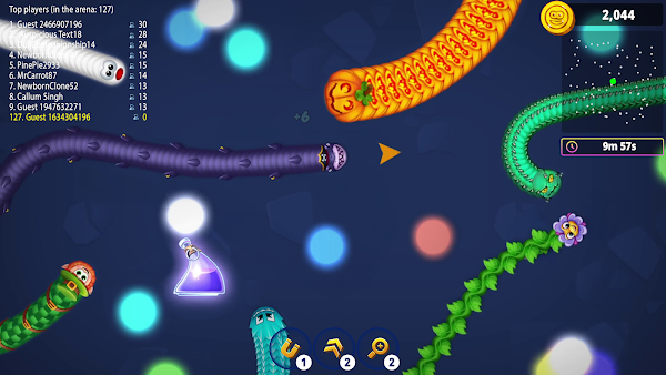 Червячная Зона .io Онлайн Игра Скриншоты 3