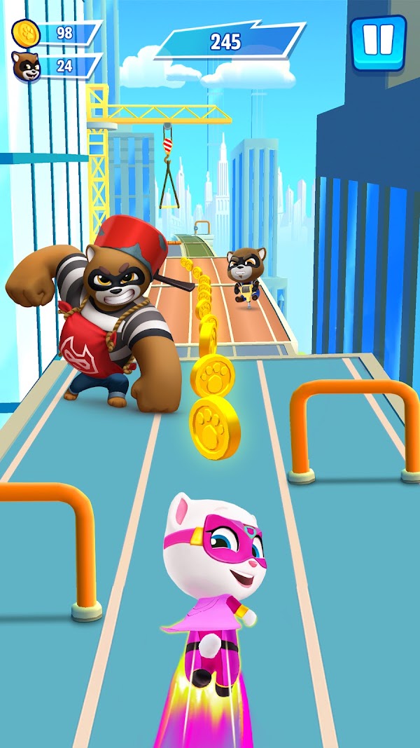 Talking Tom Hero Dash Capturas de tela 1