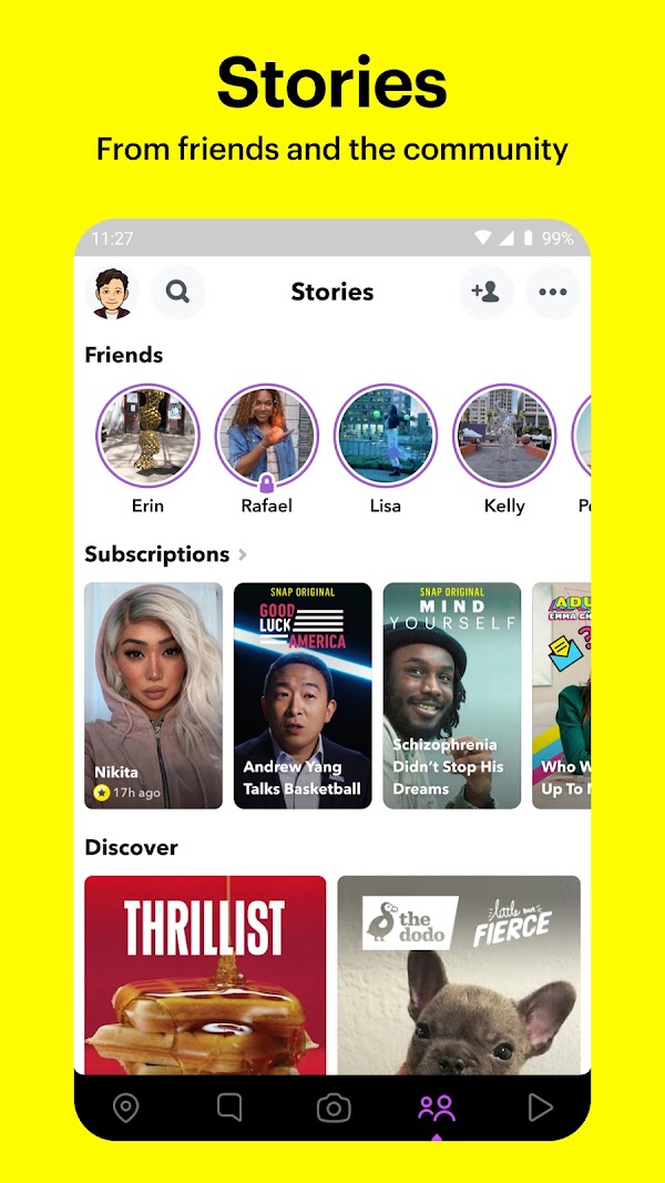 Snapchat スクリーンショット 4