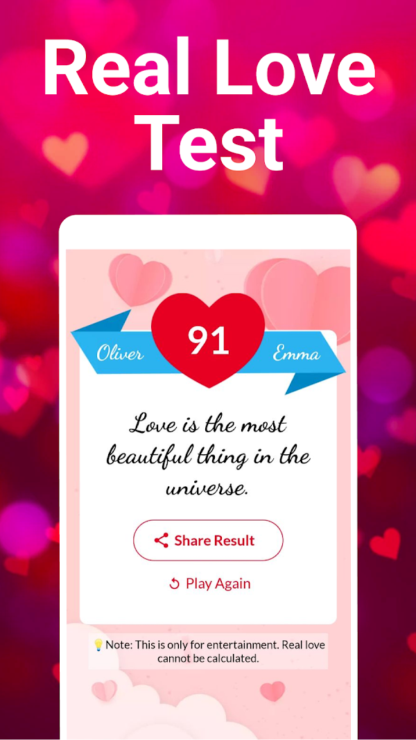Love tester: Real Love Tests Screenshots 5