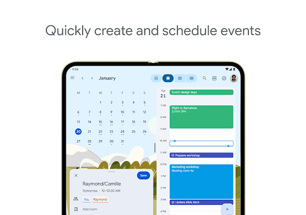 Google Calendar स्क्रीनशॉट 10