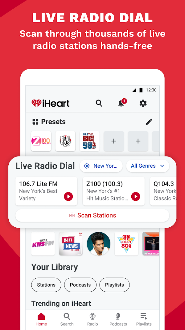 iHeart: Music, Radio, Podcasts スクリーンショット 4