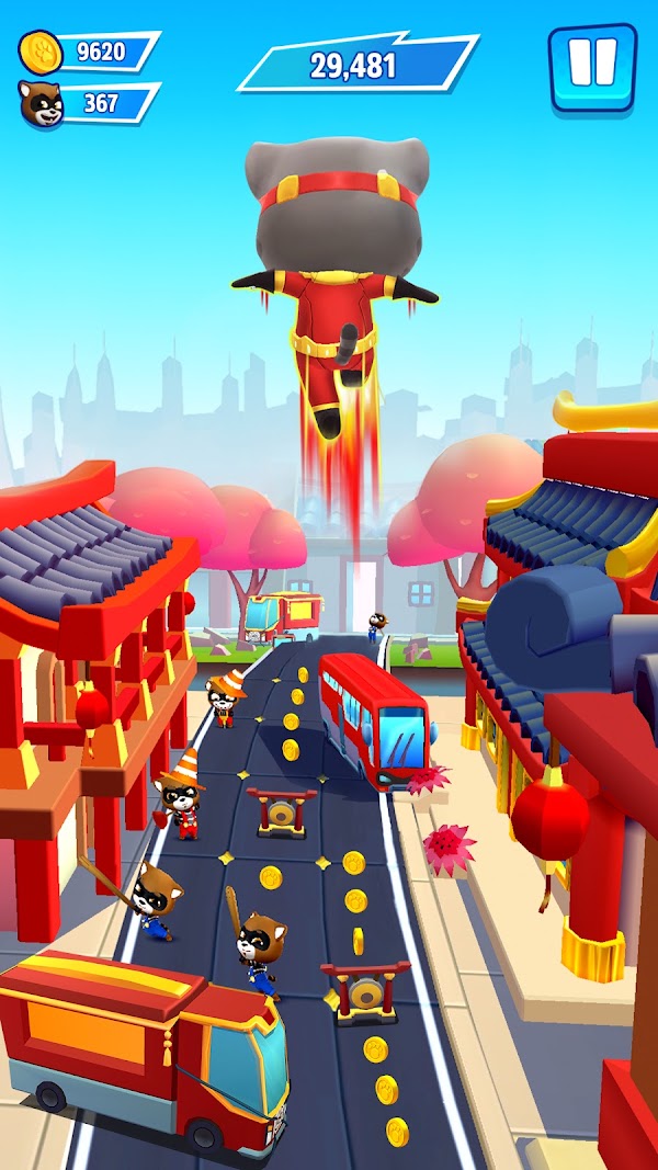 Talking Tom Hero Dash Capturas de tela 3