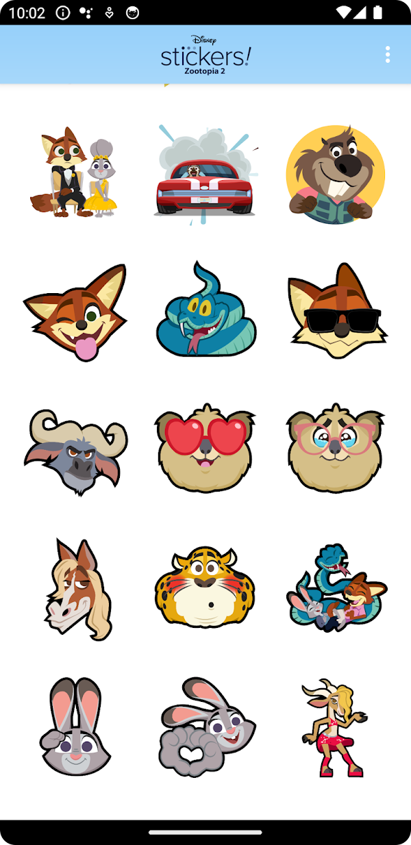 Zootopia 2 Stickers & Emojis スクリーンショット 3