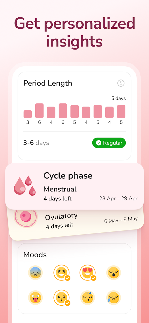 Period Tracker and Calendar Screenshots 5