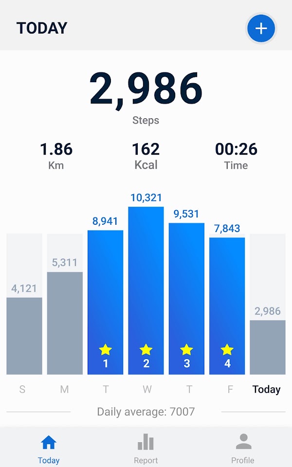 Schrittzähler - Pedometer Screenshots 1