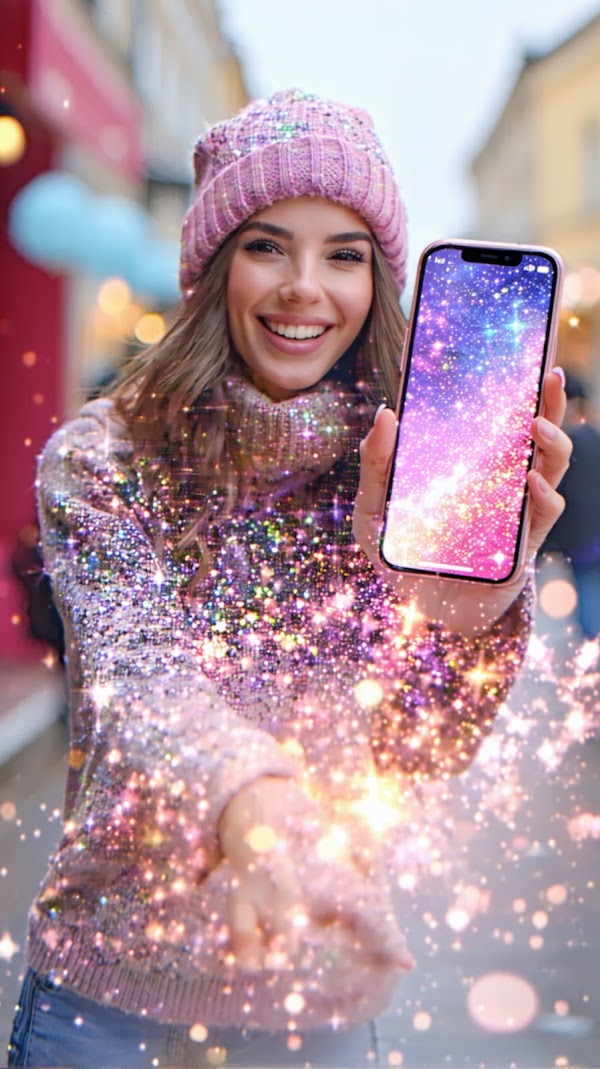 Glitter Live Wallpaper Glitzy स्क्रीनशॉट 7