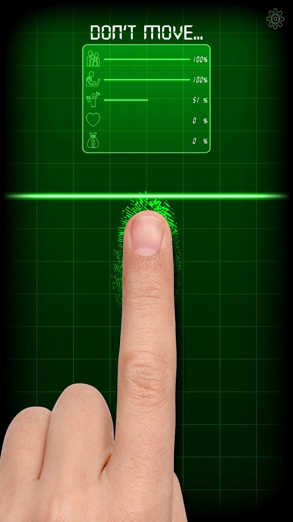 Fingerprint Scan Simulator スクリーンショット 1