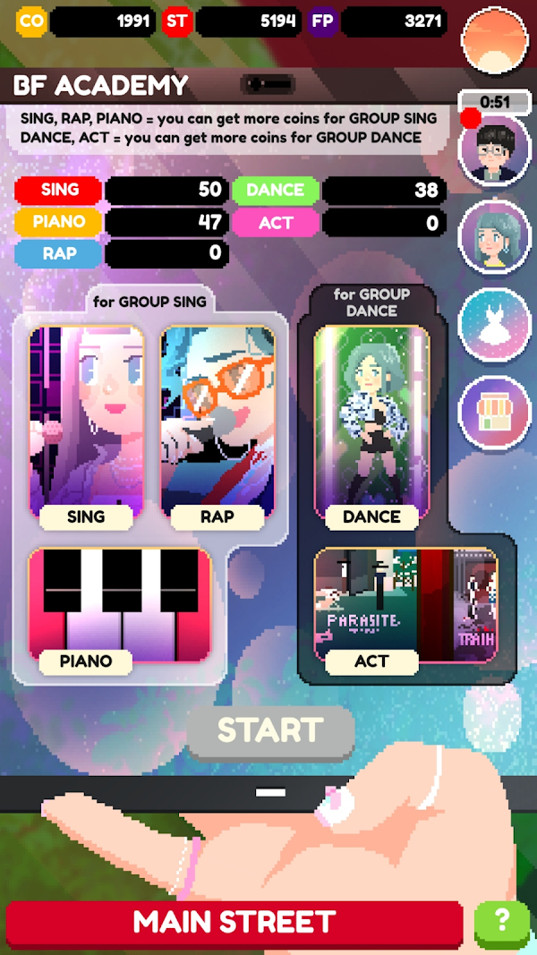 Kpop Idol Simulator لقطات الشاشة 8
