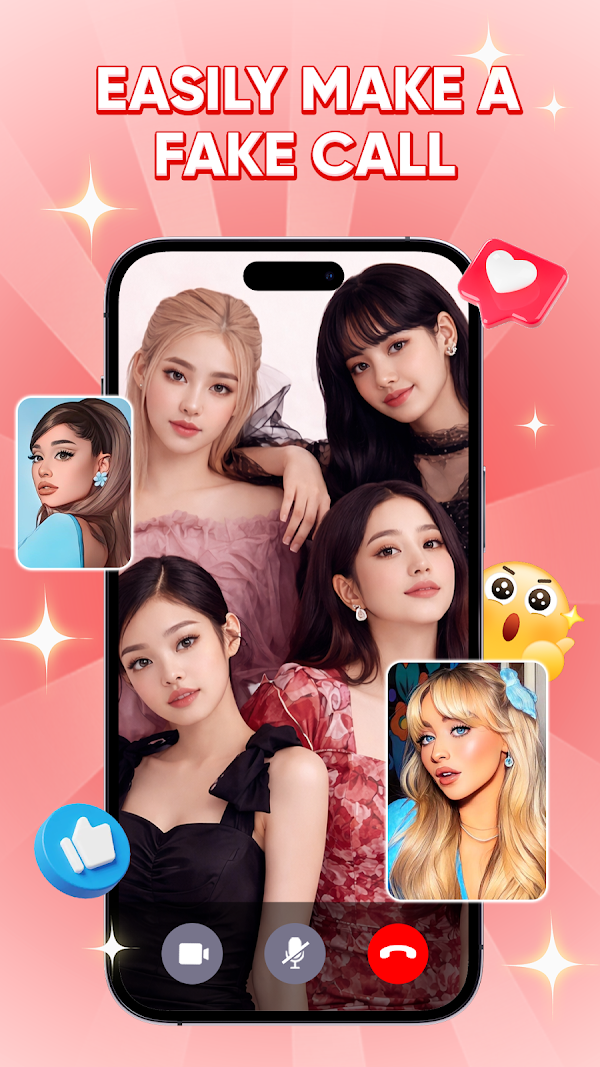 Idol Prank: Video Call & Chat スクリーンショット 3