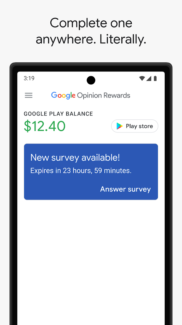 Google Opinion Rewards स्क्रीनशॉट 5
