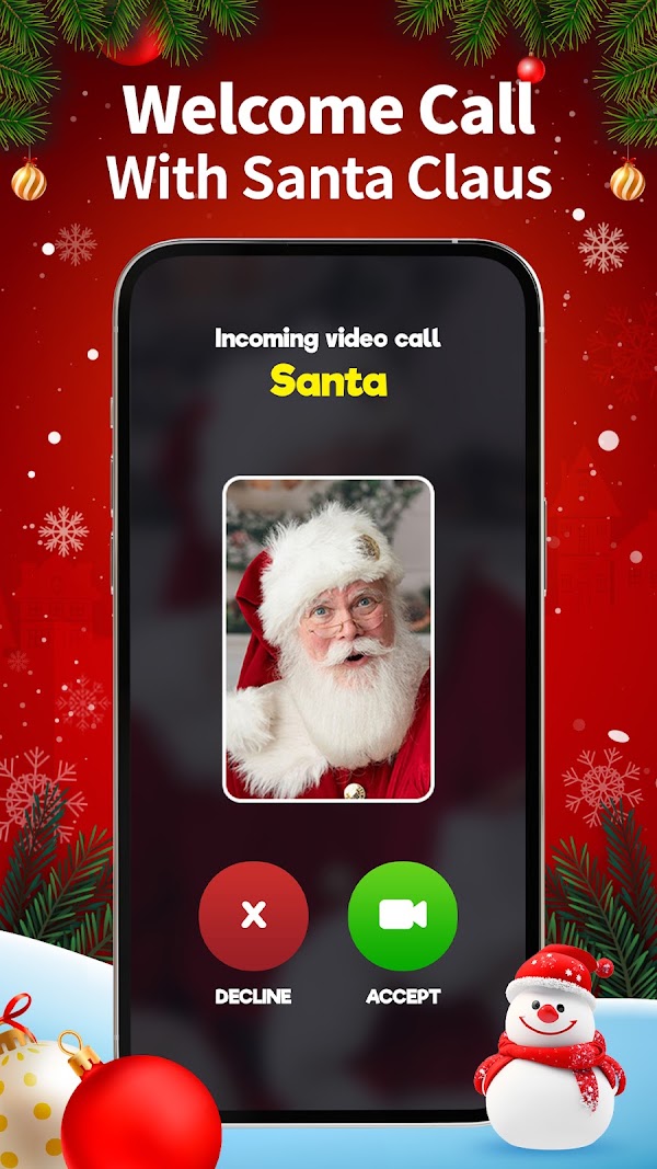 Call Santa Claus - Prank Call Capturas de tela 10