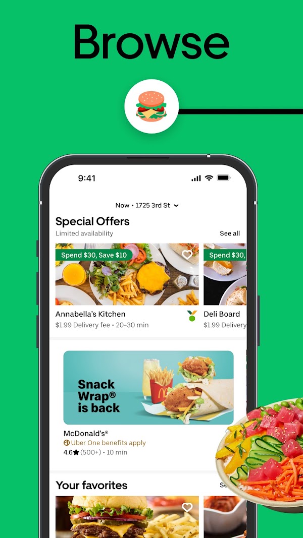 Uber Eats: Food and Grocery Screenshots 3