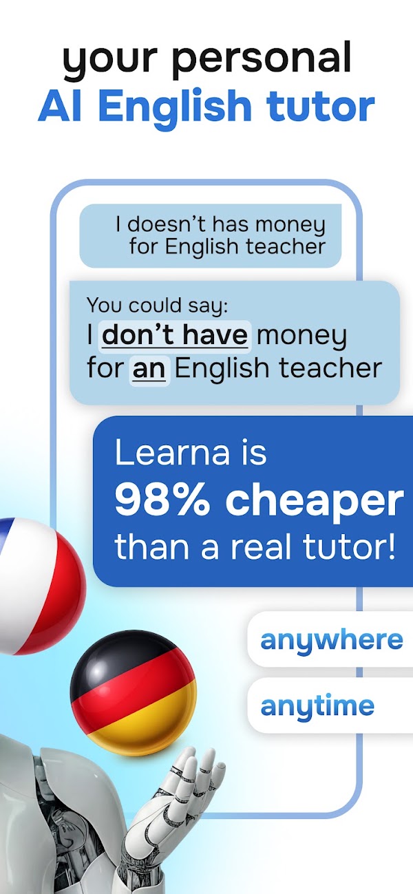 Learn English, Spanish: Learna スクリーンショット 2