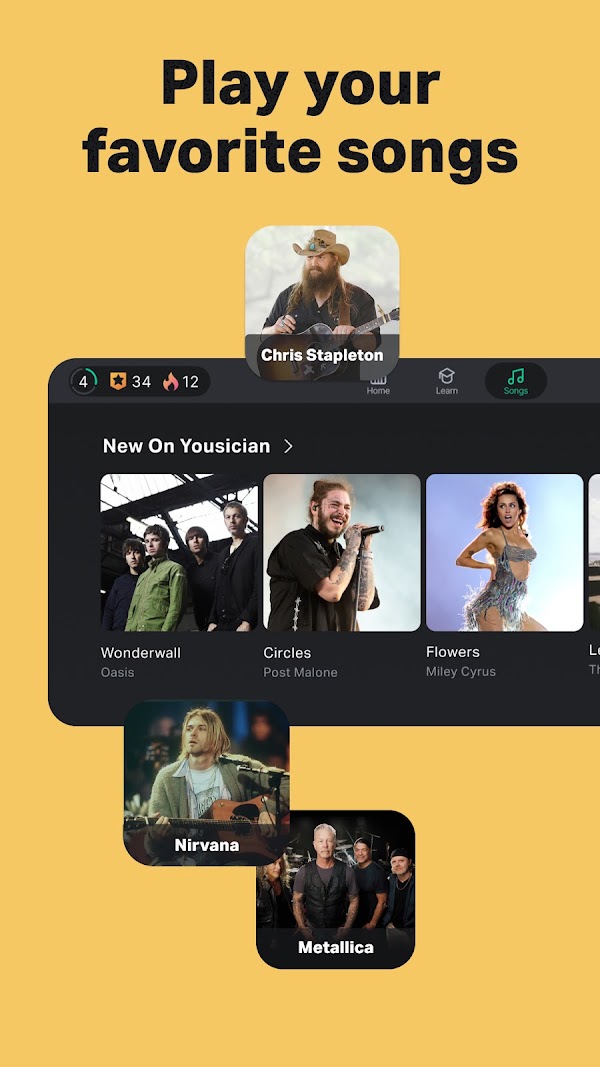 Yousician: ваш учитель музыки Скриншоты 3
