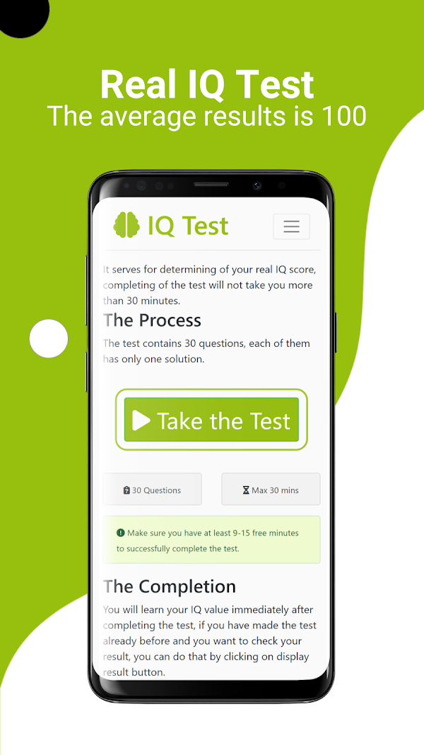 Intelligenztest Echter IQ-Test Screenshots 1