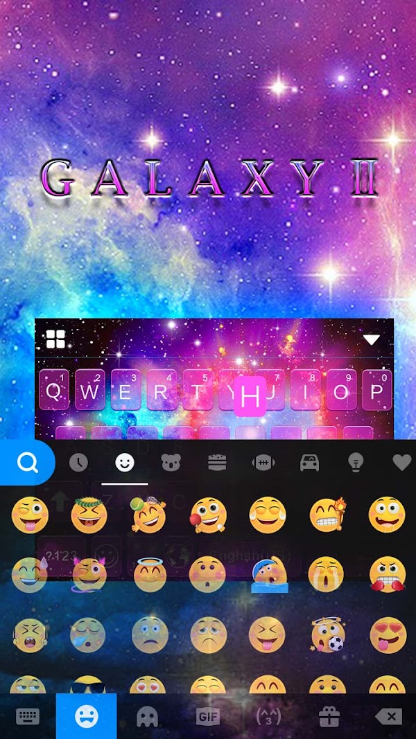 Galaxy Starry Keyboard Backgro Screenshots 2