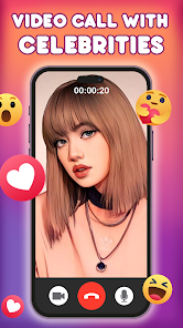 Celebrity Prank Call & Chat Скриншоты 1