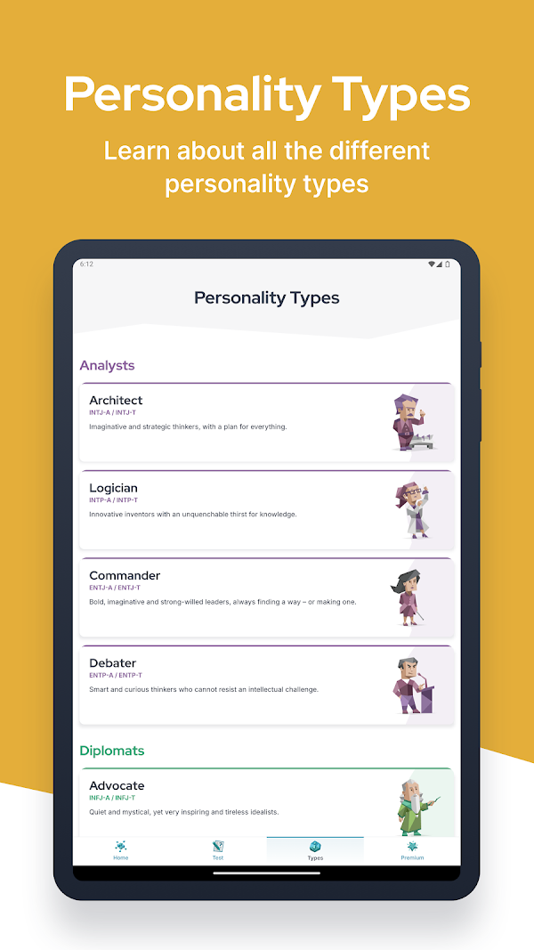 16Personalities Скриншоты 10