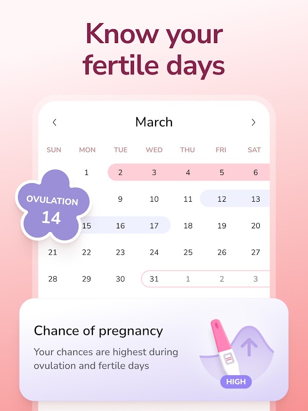 Period Tracker and Calendar Screenshots 12