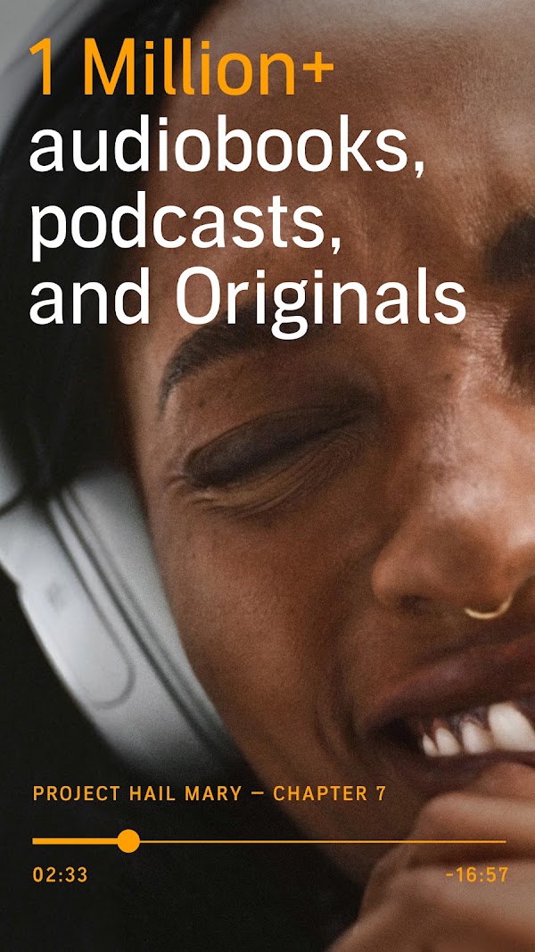 Audible: Audiobooks & Podcasts لقطات الشاشة 1