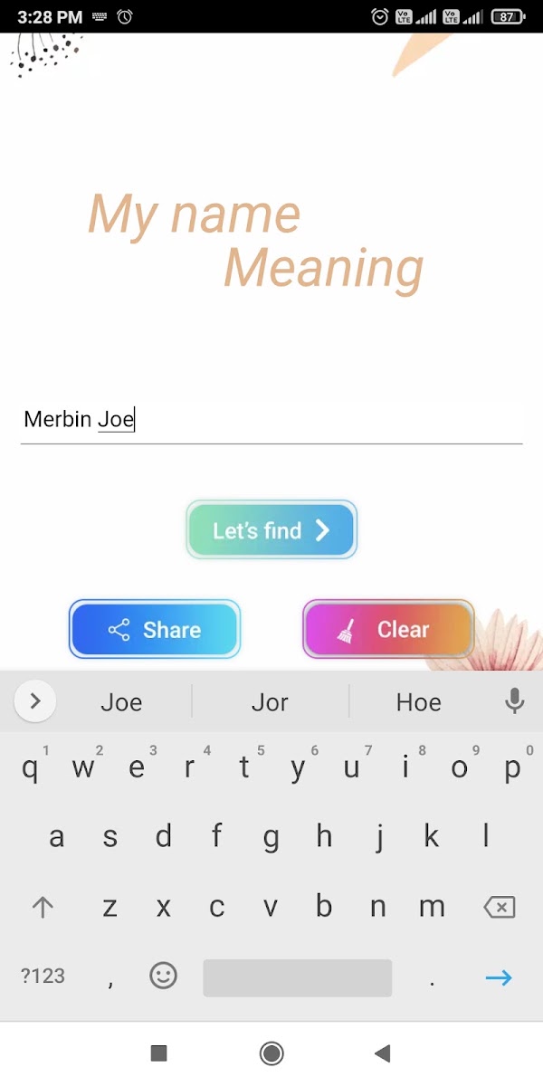 What is my name meaning Screenshots 2