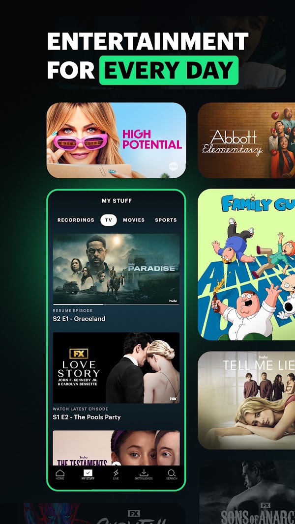 Hulu: Stream TV shows & movies Screenshots 1