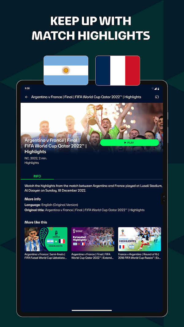 FIFA+ Stream Live Football TV Screenshots 12