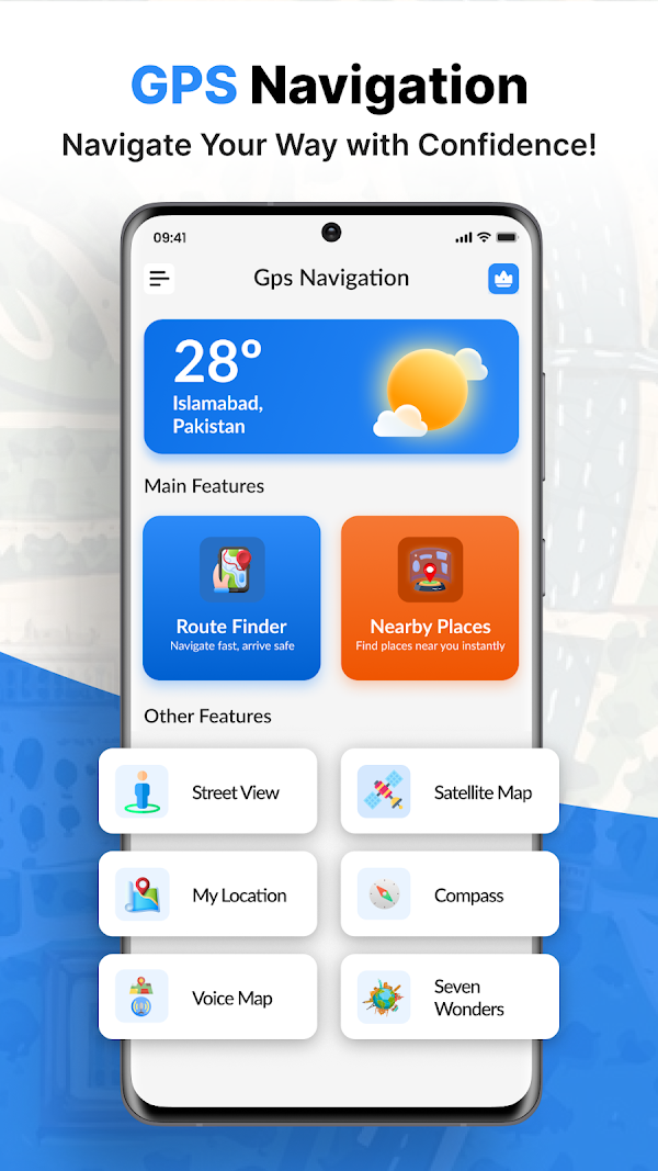 Mapas GPS Navegación por voz Capturas de pantalla 1