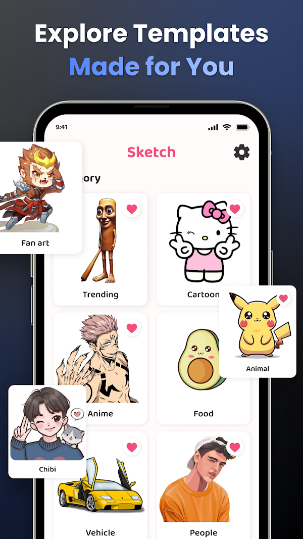 Artrace: AR Easy Draw & Sketch स्क्रीनशॉट 11