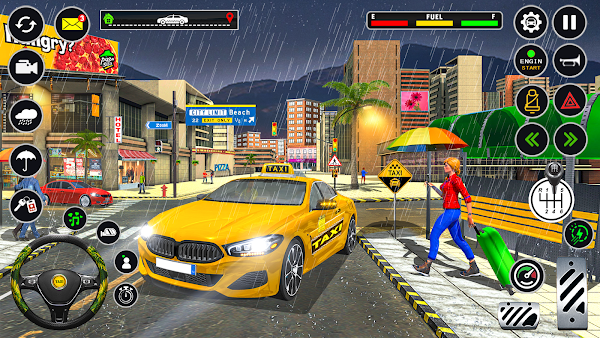 US Taxi Car Parking Simulator Capturas de pantalla 6