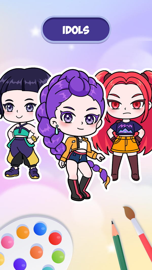 Idol Draw: Coloring Master Screenshots 9