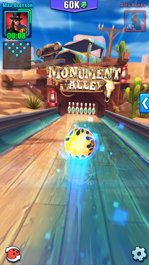 Bowling Crew: Jogo de Boliche Capturas de tela 1