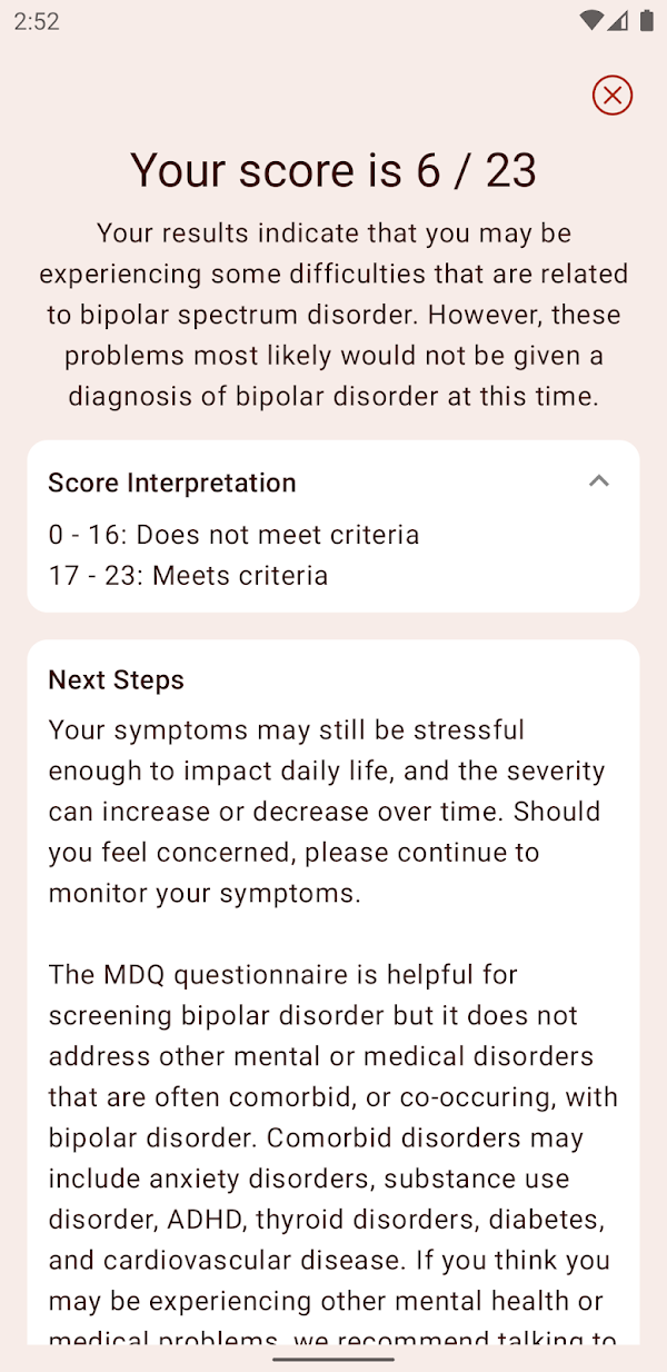 Bipolar Test Screenshots 3