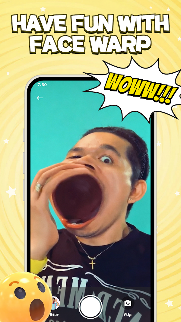 Fazee - Funny Face Filter スクリーンショット 3