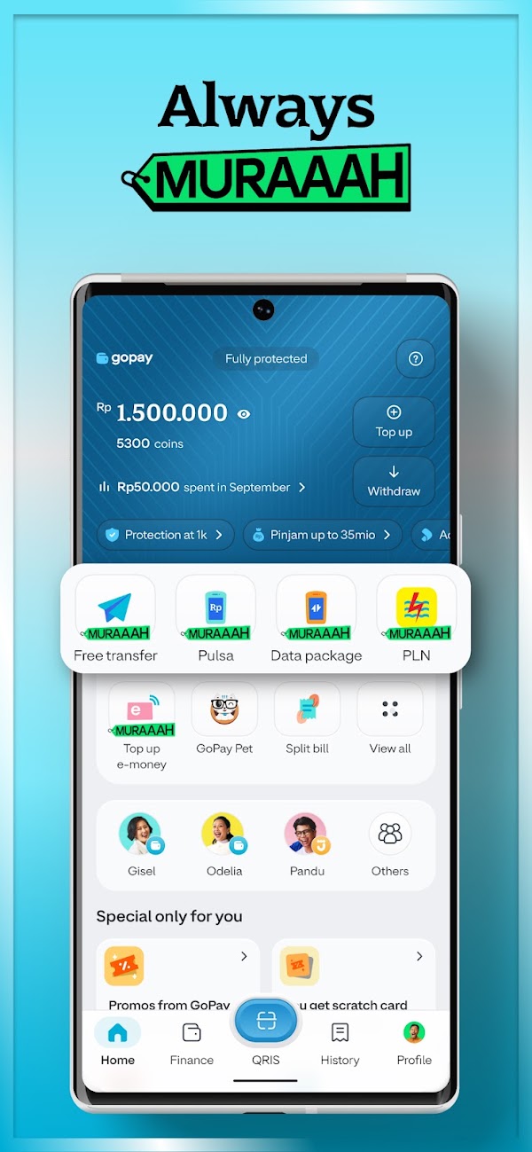 GoPay: Transfer, Payment, QRIS لقطات الشاشة 1