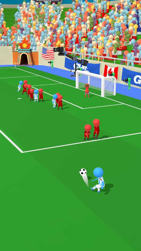 Super Goal -Strichmann Fußball Screenshots 3