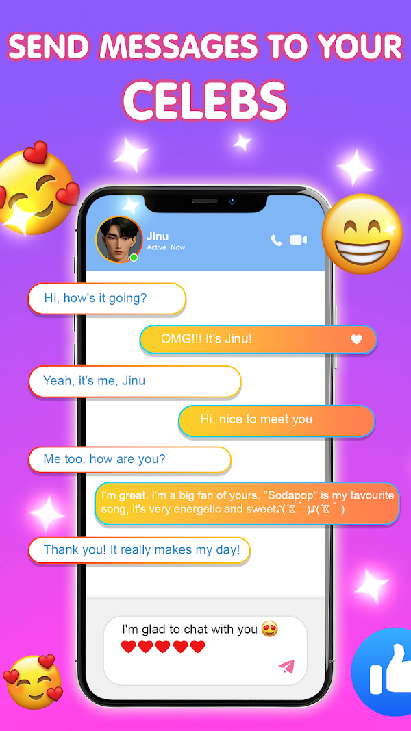 Idol Prank: Video Call & Chat スクリーンショット 9