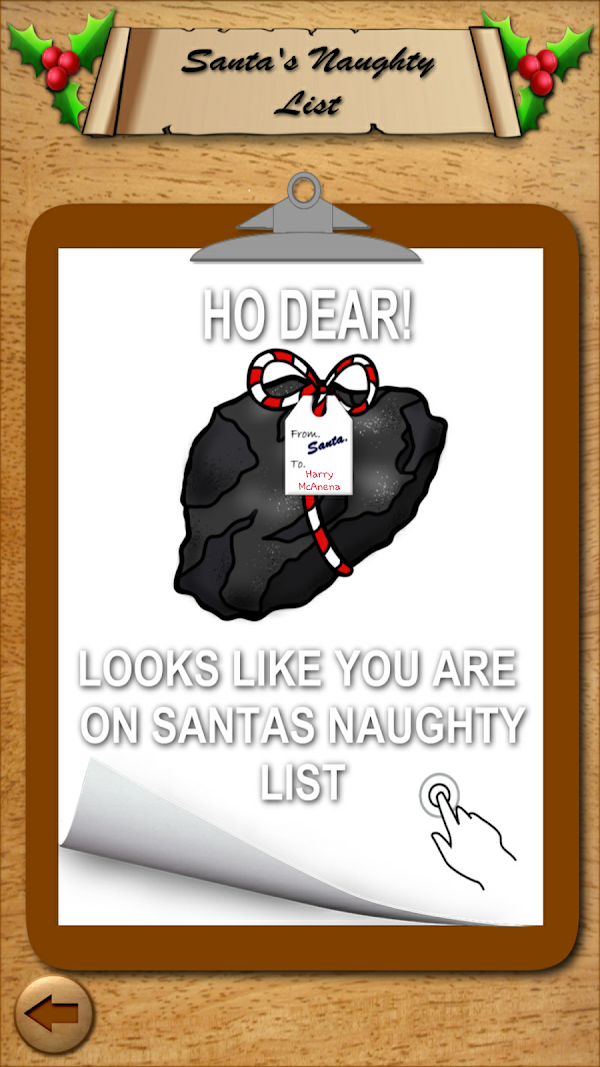 Santa's Naughty List App Screenshots 8