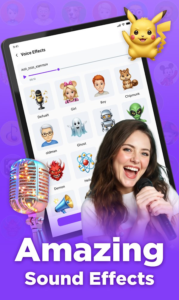 Voice Changer – Voice Effects スクリーンショット 8