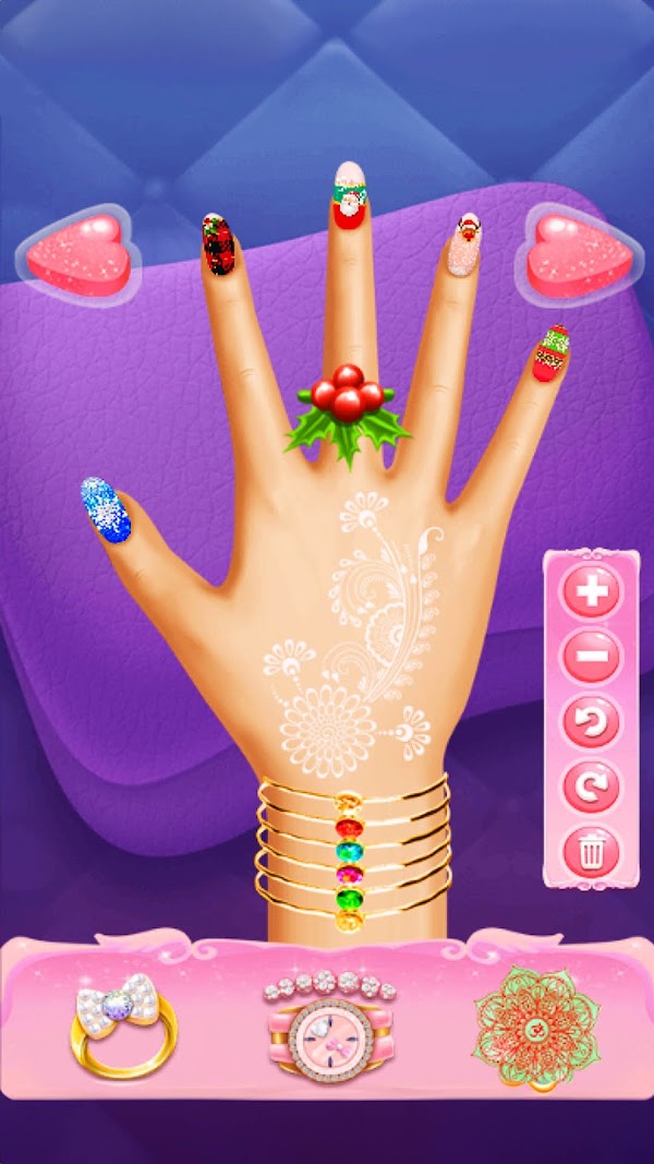 Weihnachts Nagelkunst Salon Screenshots 2